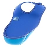 Bibetta ビベッタ 防水くるくるエプロン ウルトラビブ M ミディアム Blue ブルー