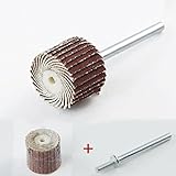 10 PC 15 mm ディスクサンドペーパー研磨ホイールツールアクセサリロータリー研磨ツール