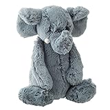 ジェリーキャット Mサイズ ぬいぐるみ (サイズ：M、カラー：Gray Elepahnt） JELLY CAT BASHFUL [並行輸入品]