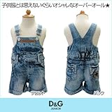 D&G JUNIOR デニムオーバーオール DGL13700 Mサイズ