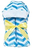 AM PM Kids! Tubby Towels, Chevron with Yellow Ribbon by AM PM Kids!
