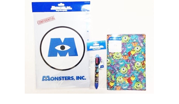 Amazon モンスターズインク モンスターズユニバーシティ グッズ サリー マイク Mロゴ ステーショナリーセット ディズニーリゾート限定 弁当用箸 カトラリー オンライン通販