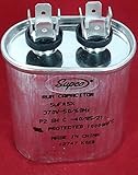 Run Capacitor, Oval, 5 Mfd, 370 Volt, CR5X370