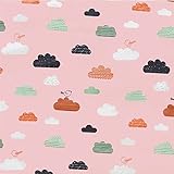 綿100%パイル地 プリント柄 おむつ替え ベビー用おでかけ防水シーツ 60×75cm 雲