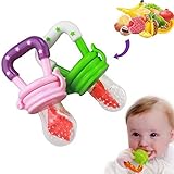 Tool Gadget Baby Fruit Feeder 2 pcs Silicone Furit Teether Pacifier with Mesh Nipple for Toddlers 10