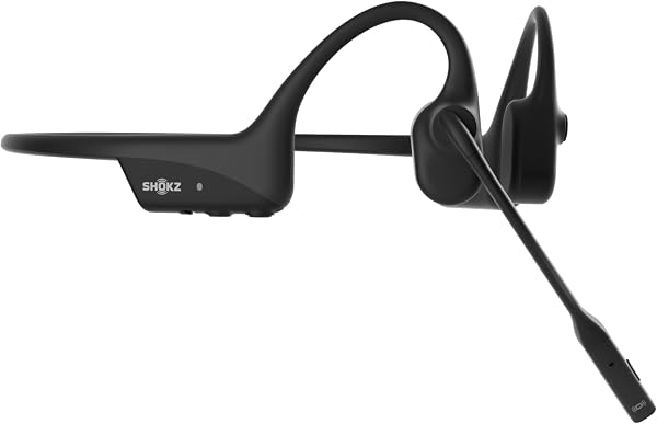 Shokz OpenComm2 2025 Upgrade, Business Earphones, Bone Conduction, Wireless, Bluetooth 5.1, Open-Ear Headphones, Don't Block - 1