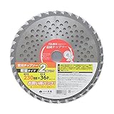 高儀 草刈チップソー 軽量タイプ 230mm×36P 2枚パック