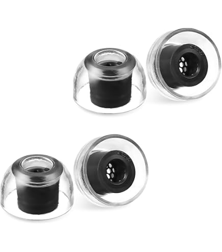 Embouts D’écouteurs AZLA SednaEarfit MAX – Silicone Médical 100%, 6 Tailles, Filtre Hexagonal, Pour écouteurs Intra-auriculaires