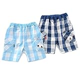 Piccolo (ピッコロ ) ハーフパンツ (70～90cm) キムラタンの子供服 (34209-182) サックス 80