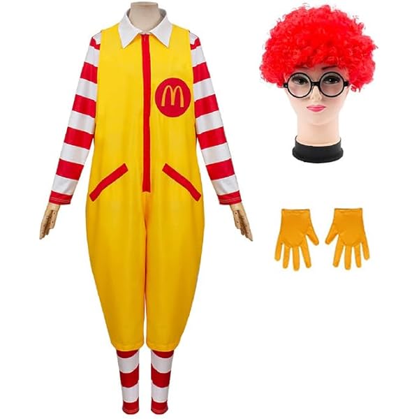 Amazon.co.jp: マクドナルド マック コスプレ衣装 仮装 cosplay 大人