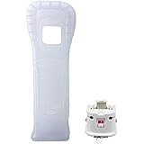 OSTENT モーションプラス シリコンケース付き Nintendo Wii リモコンに対応 (White)