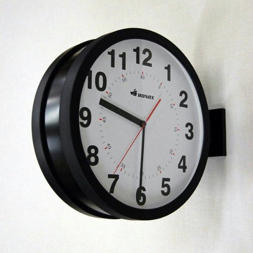 DOUBLE FACES WALL CLOCK (ブラック)