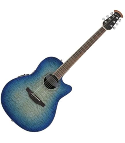 Amazon | OVATION CS24P ABLKW 2023 Limited Edition Celebrity Exotic