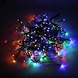 庭園灯 ガーデニング 屋外 ソーラー充電 配線不要 LEDソーラーイルミネーション 200球 防滴 太陽光充電 電気代０円 屋外用 防水加工ミックス
