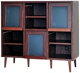 ＼クーポンで3,924円引き／ ディスプレイラック 木製 フラップ 扉 本棚 コミック 本 小物 インテリア 収納 ウッドラック オープンラック 収納棚 シェルフ ラック 棚 送料無料 チェスト A4 a4 キャビネット キッチン 食器棚 