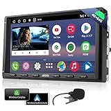 A6G2A7PL ダブルディン カーステレオ Carplay Android Auto ワイヤレス 7インチHDタッチスクリーン