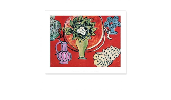 非売品 アンリ マティス Nature Magnolia 額装用 版上刷サイン 新品高級額装付 送料無料 Ara Au 自然 風景画 Labelians Fr