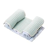 (ベビーゴー)babygo 赤ちゃん用 寝返り防止 クッション ベビー枕 夏冬兼用 ブルー