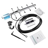 Beho-LCDディスプレイ高利得GSM?980MHz信号ブースター・アンプ、ケーブル+八木アンテナ