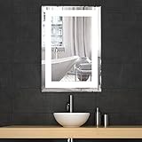 Decoraport垂直長方形LEDバスルームミラーIlluminated Lighted Vanity壁マウントミラー24 " 32 " / 28 " 36 " ( ck-168 ) XL-36"x
