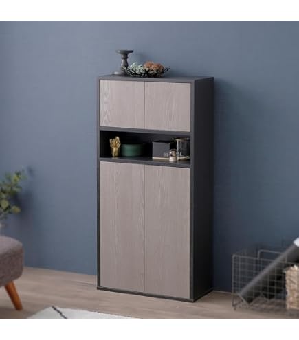 Amazon｜Yaheetech 食器棚 リピングキャビネット 収納棚 幅56 引き出し  