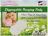 NuAngel Biodegradable Disposable Nursing Pads, 60 Count by NuAngel [並行輸入品]