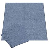 【20個セット】アイリスプラザ タイルカーペット ライトブルー 50×50㎝ TKP-PP50