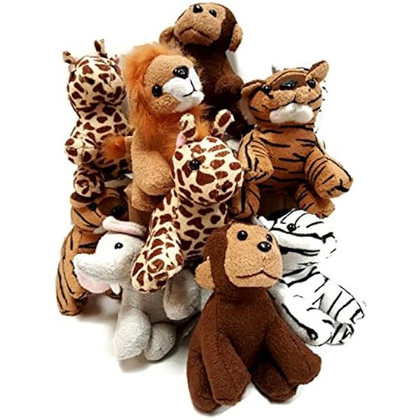 stuffed safari animals