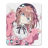 Vtuber 鈴原るる 4マウスパッド ゲーミング デスクパット 布製 ゴム底面 防水 滑り止め マウスパッド 大判 デスクマット テーブルマット キーボードパッド