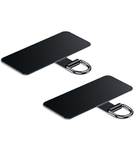 Phone Tether Tab, 4 Pcs Metal Patch, Phone Strap Replacement Part For Cell Phone, Safety Lanyard Stainless Steel Patch Tabs, Universal Phone Lanyard Patch Without Adhesive, 4 Colors