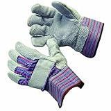 Bon 84-375 Leather Palm Work Gloves with Safety Cuff, X-Large, 12-Pair by BON
