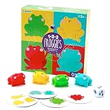 学研 1-2-3 FROGGIES 数と色をおぼえるかえるのゲーム(対象年齢:3歳以上)A10907