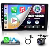 4G+64G カーステレオ2dinの無線 Carplay Android Auto、Hodozzy Android 9 インチのタッチスクリーンの車のラジオ GPS の運行、Wifi、Bluetooth、DSP の背面カメラ、USB、SWC、FM/RDS の車の無線の受信機が付いている二重喧騒のアンドロイドカーオーディオ