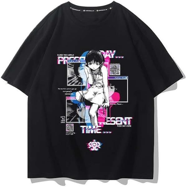 Amazon.co.jp: 灰羽連盟 Tシャツ serial experiments lain安倍吉俊 