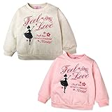 (ピンク/90cm)子供服 女の子 トレーナー 長袖 ミニ裏毛 ロゴ リボン フロントプリント 女児 ベビー