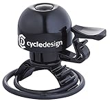 サイクルデザイン(cycledesign) ベル 30mm 22.2-31.8mm ブラス ブラック 15152
