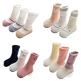 【爱莉セレクトショップ】★新品登場★可愛い ソックス 靴下 ベビー 新生児 赤ちゃん キッズ 子供 女の子 男の子 秋冬 保温 お祝い 出産祝い ギフト 12足セット 0-3歳 (L（1-3歳 ）, 