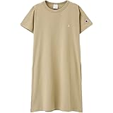 Amazon Kangol カンゴール 子供 女の子 ワンピース 半袖 Tシャツワンピ キッズ ガールズ 刺繍ロゴプルオーバー ロングtシャツ Tシャツ 7090 ベージュ 1cm ワンピース チュニック 通販