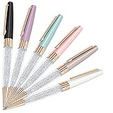 スワロフスキー 高級 ボールペン クリスタルライン レディース SWAROVSKI CRYSTALLINE 書きやすい 軽量 ポーチ付 刻印 プレゼント ピンク