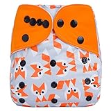 HappyEndings Charcoal /Bamboo /Organic Cotton /Micro Fleece AI2TM All-In-Two Cloth Diaper / Snap-in 