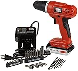 Black & Decker LD120VA 20-Volt MAX Lithium-Ion Drill/Driver with 30 Accessories [並行輸入品]