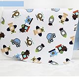 エルフ ベビー (Fairy Baby)ベビー用おでかけ防水シーツ 携帯用おむつ取替えマット(カラー: 飛行機と車,サイズ:80*100cm)