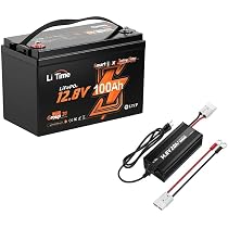 Amazon | LiTime 12V 100Ah TM Bluetooth リン酸鉄リチウムイオン