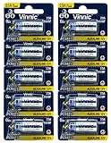 Vinnic 23A アルカリ12V積層電池 10個 L1028F GP23 MN21 A23 LRVO8 L1028