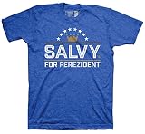 MLBカンザスシティ・ロイヤルズサルバドール・ペレスfor President Tシャツ、大、ビンテージロイヤル
