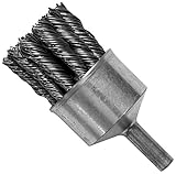 Hot Max 26073 1-1/8-Inch Knotted Wire Mounted End Brush, 1/4-Inch Round Shank [並行輸入品]