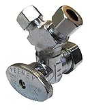 Plumb Pak pp2903vlf四半期Turn 3ウェイバルブ5 / 8インチod Inlet、3 / 8インチod by 3 / 8インチod Leadフリー、