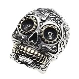 [セノーテ]メキシカン スカル コンチョ ボタン【シルバー925 シルバーアクセサリー】s0028