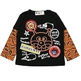 アスナロ（トップス 長袖tシャツ） アンパンマン 長袖Ｔシャツ ベビー 男の子 フェイクレイヤード80 スミクロ