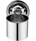 Amazon｜AG 18-8 目盛付 角型キッチンポット 15cm (手無)｜保存容器